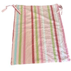 Pottery Barn Kids Pink Striped Hamper Liner Laundry‎ Basket Liner